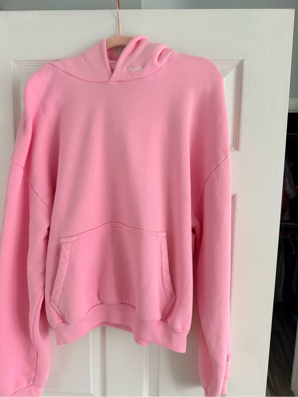Justin Bieber SKYLRK Pink Women's Hooded Sweatshirt